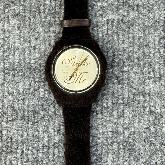 Swatch Standards 2000 Watch- Hairy Harry Stroke Me Face - GX129 - Untested‎ - Picture 2 of 10